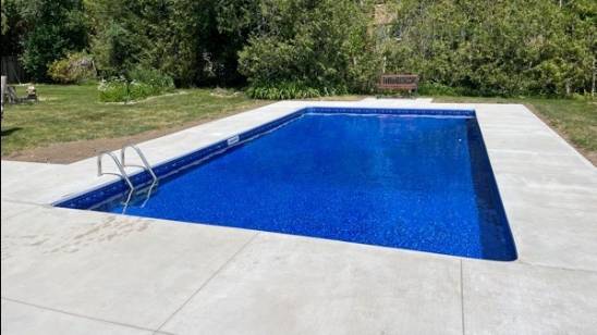 After pool construction 2